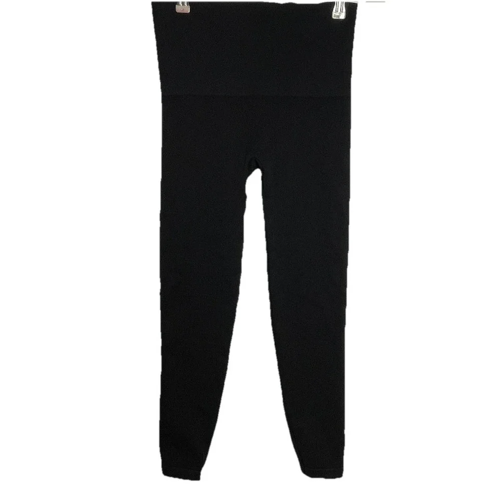 Spanx Women's‎ High Waist Seamless Shaping  Leggings Black Size XL - Picture 2 of 3